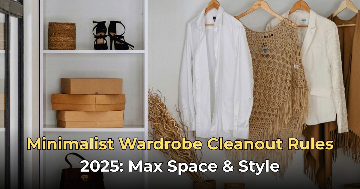 Minimalist Wardrobe Cleanout Rules 2025: Max Space & Style